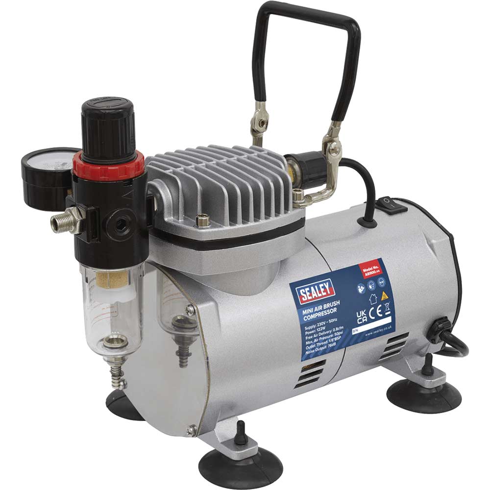 Sealey AB900 Mini Air Brush Compressor 240v