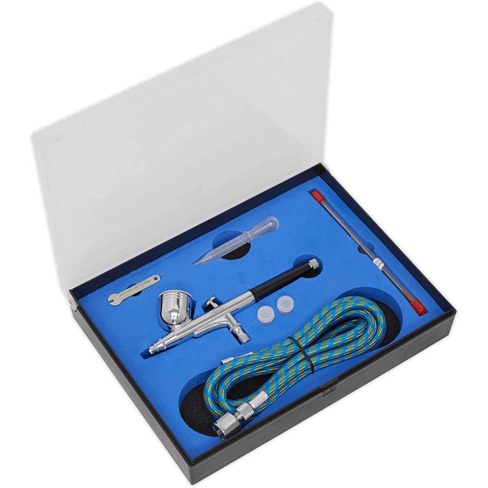 Sealey Gravity Feed Air Brush Kit