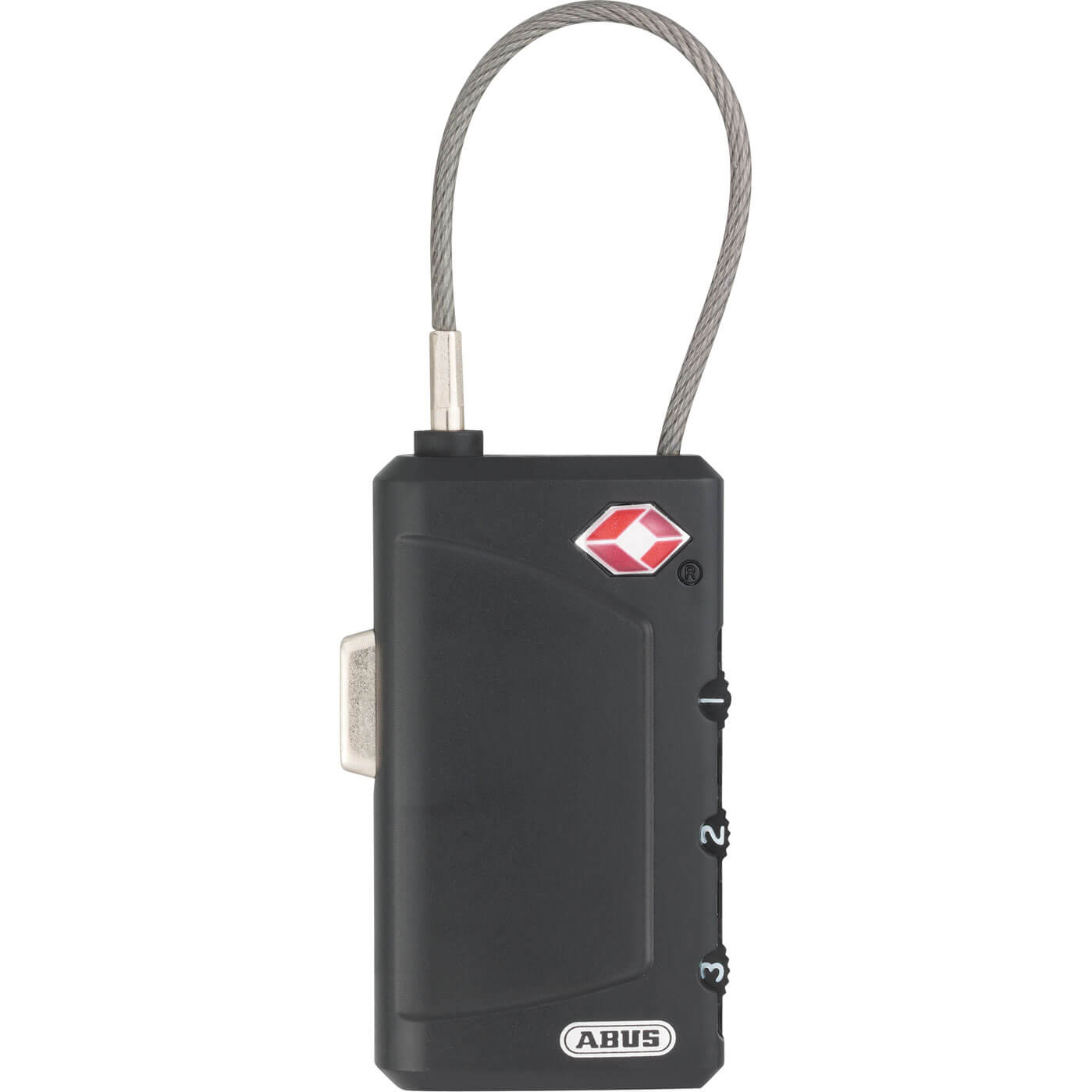 Image of Abus 148TSA Series 3 Digit Combination Cable Luggage Lock 30mm Standard