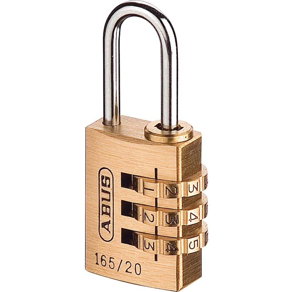 Image of Abus 165 Series Combination Padlock 20mm Standard