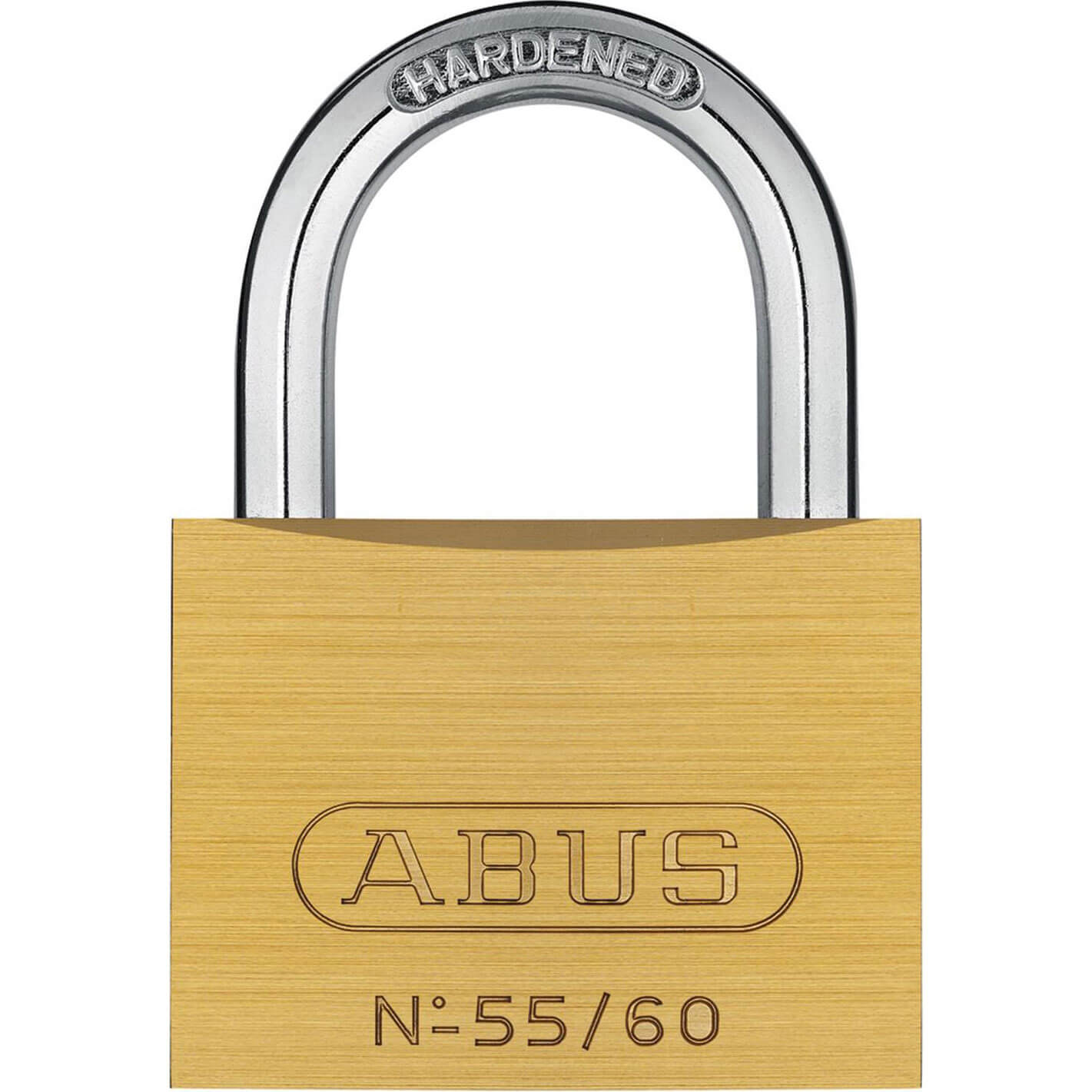 Image of Abus 55 Series Basic Brass Padlock 60mm Standard
