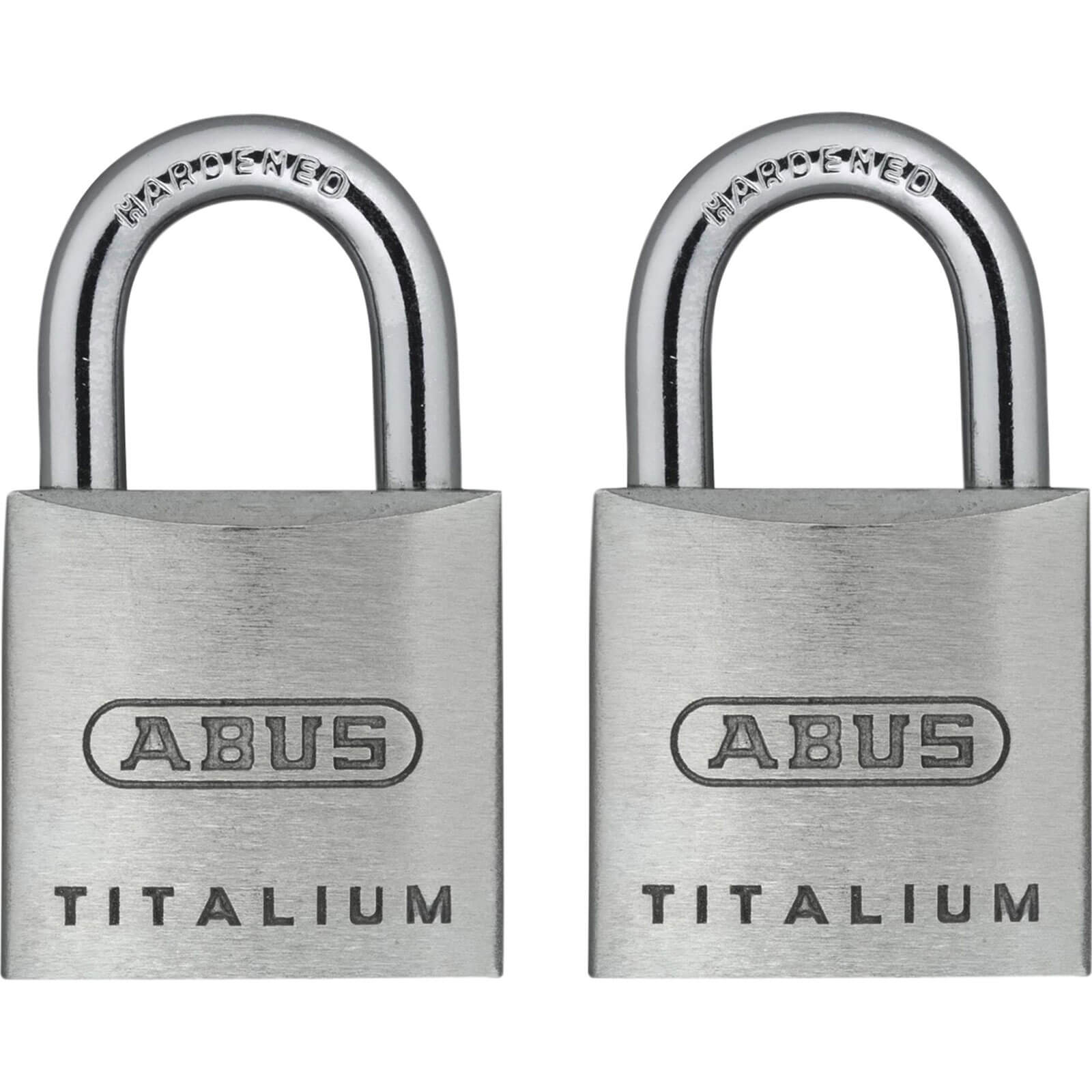 Image of Abus 64TI Series Titalium Padlock Pack of 2 Keyed Alike 20mm Standard