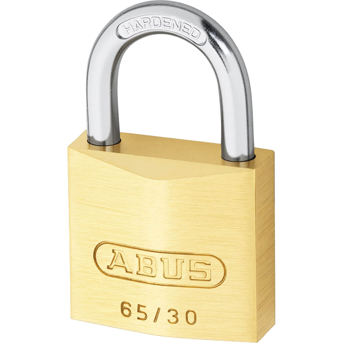 Image of Abus 65 Series Compact Brass Padlock Keyed Alike 35mm Standard 6354