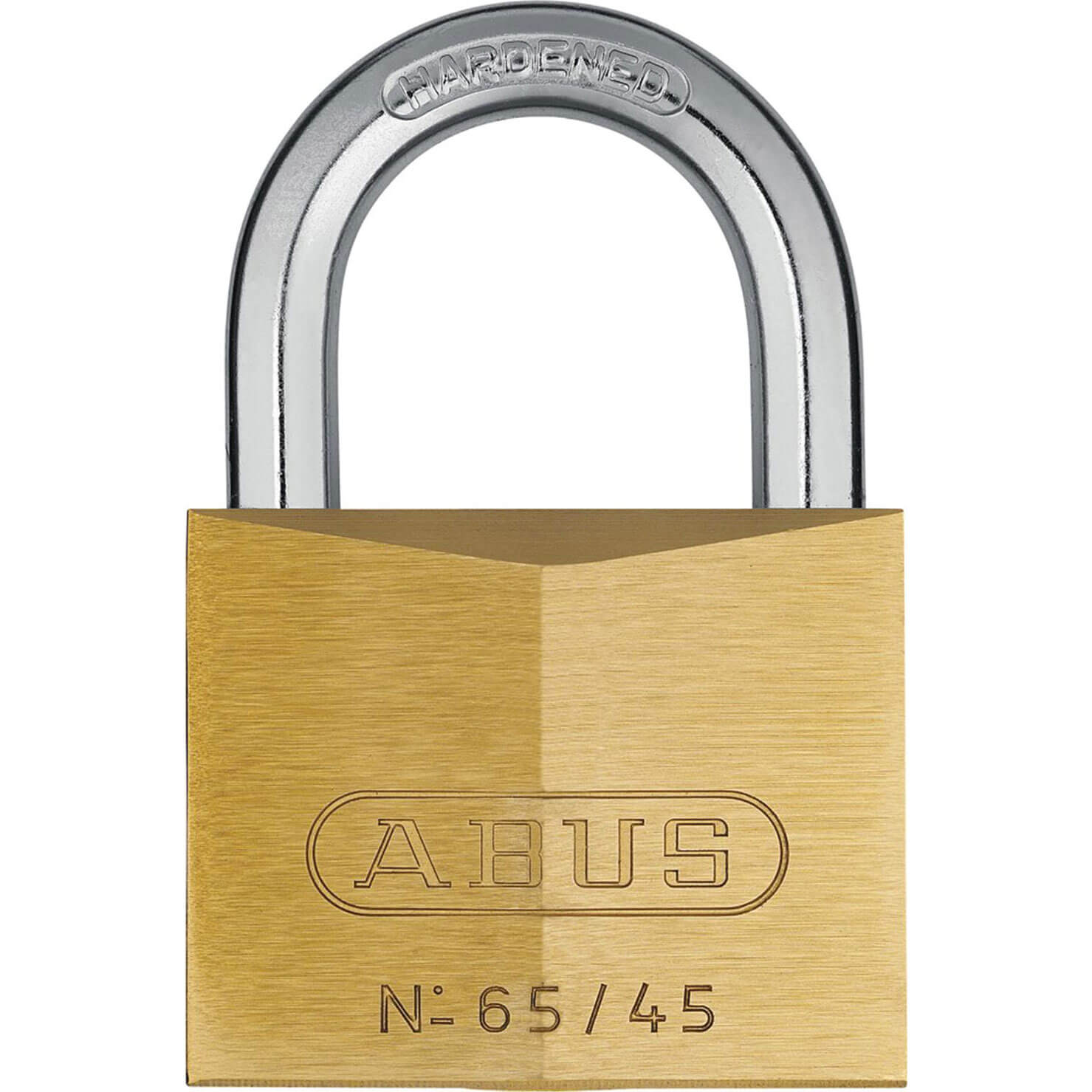 Image of Abus 65 Series Compact Brass Padlock Keyed Alike 45mm Standard 451
