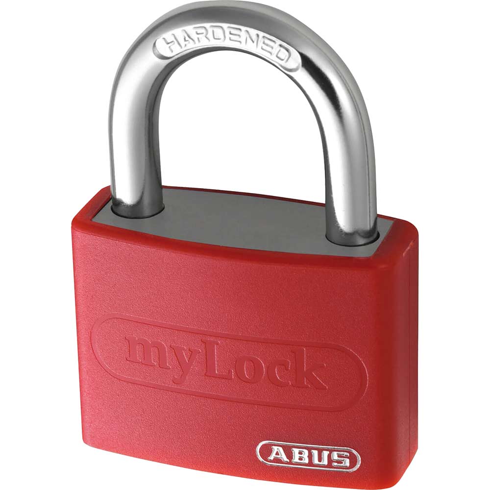 Image of Abus T65AL Series Aluminium Padlock 40mm Red Standard