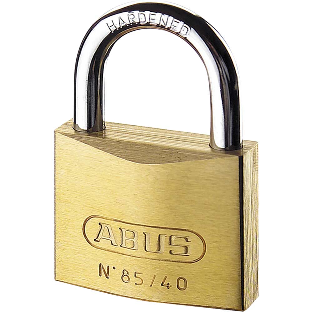 Image of Abus 85 Series Classic Brass Padlock Keyed Alike 60mm Standard 2703