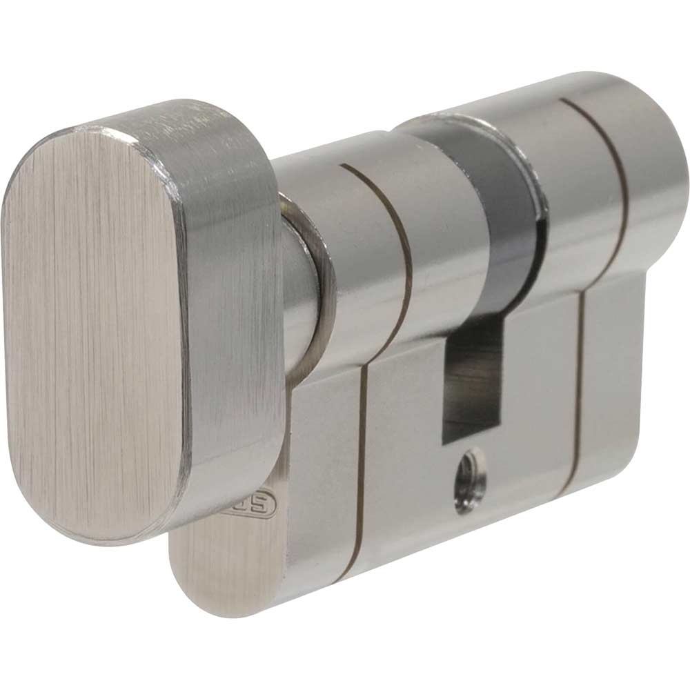 Abus KE50PS Double Euro Thumbturn Cylinder Lock 70mm 35mm x 35mm Nickel