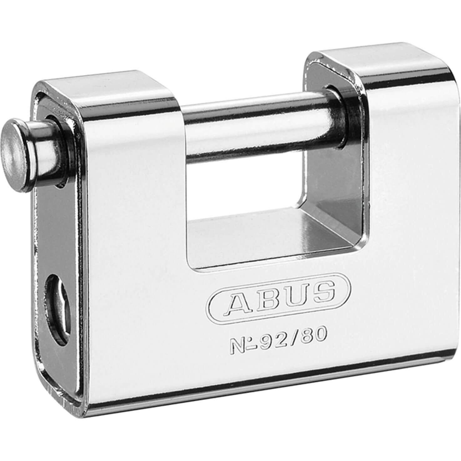 Photos - Door Lock ABUS 80mm 92 Series Steel Clad Body Brass Shutter Padlock 80mm Standard 
