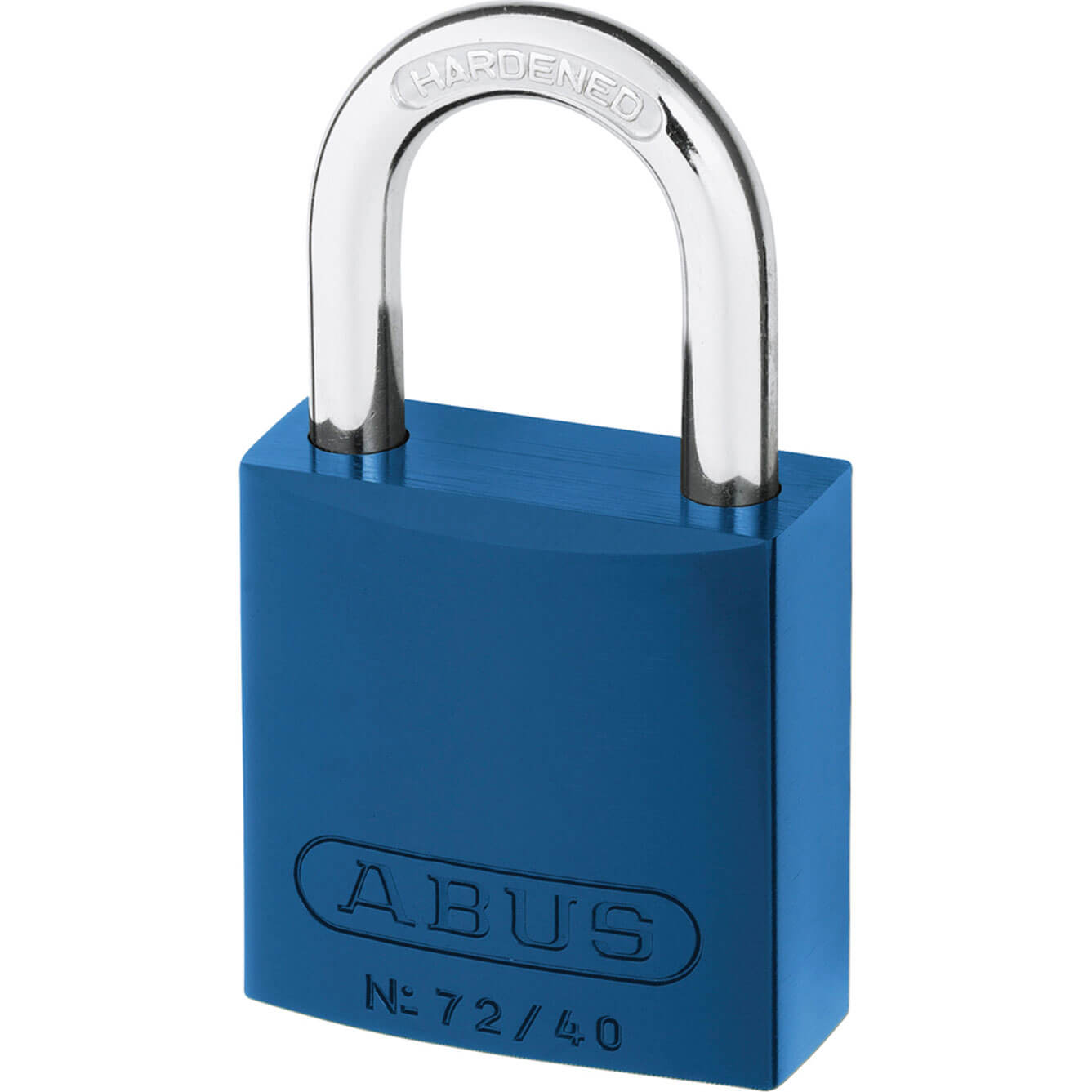 Image of Abus 72 Series Aluminium Padlock Blue Keyed Alike 40mm Standard TT60121