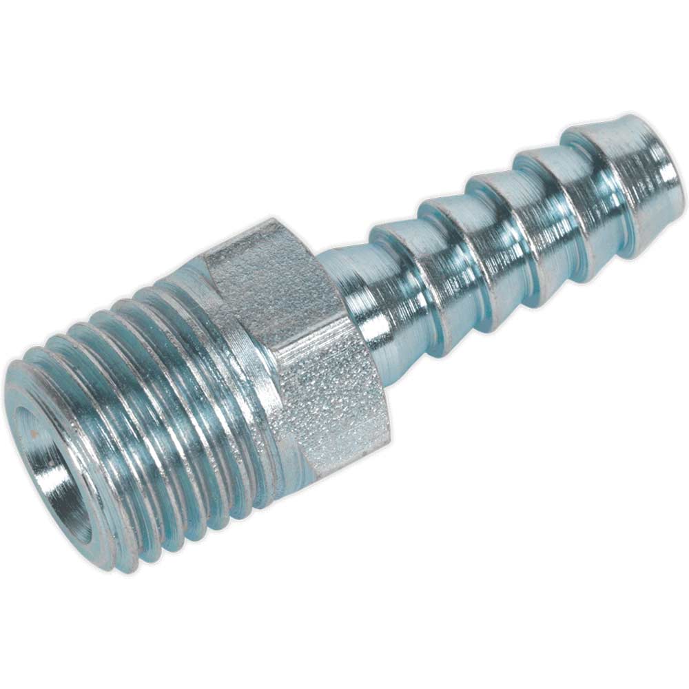 Sealey PCL Screwed Tailpiece 1/4" BSPT 1/4" Pack of 5