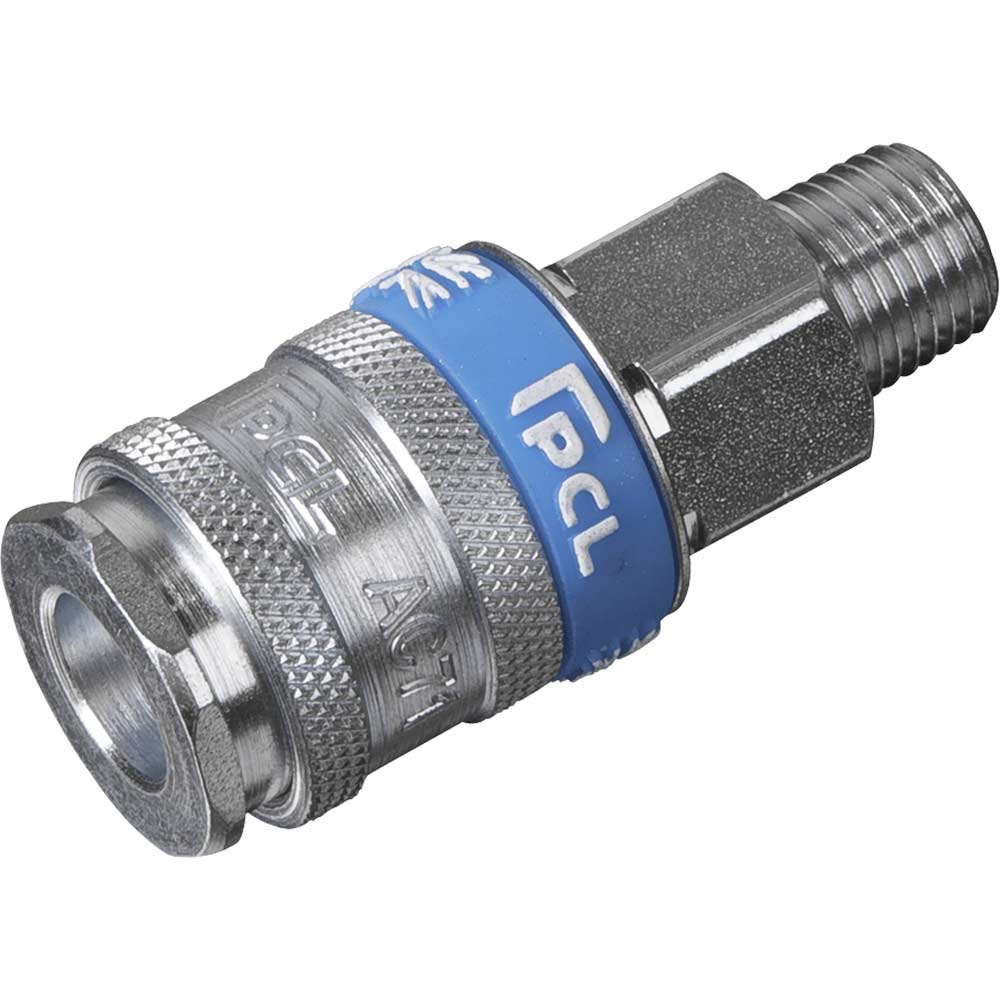 Sealey PCL Air Line Coupling Body Male 1/4" BSP