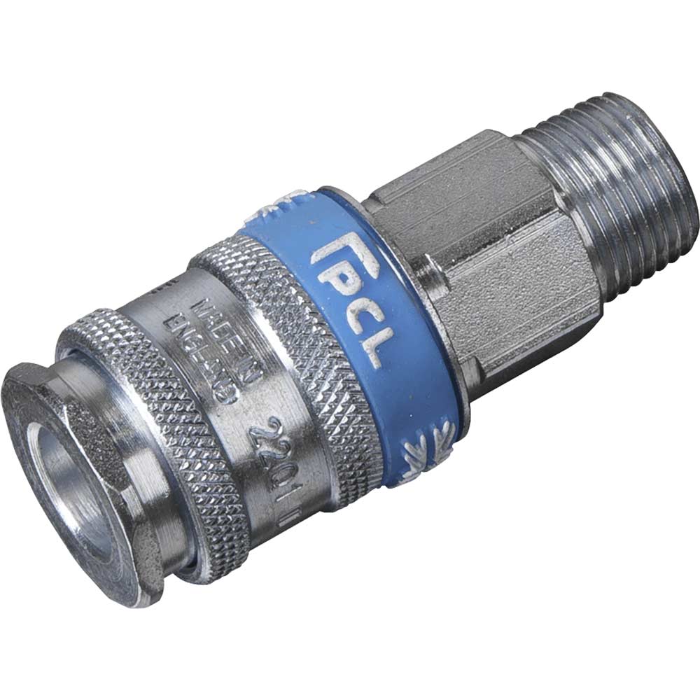 Sealey PCL Air Line Coupling Body Male 3/8" BSP