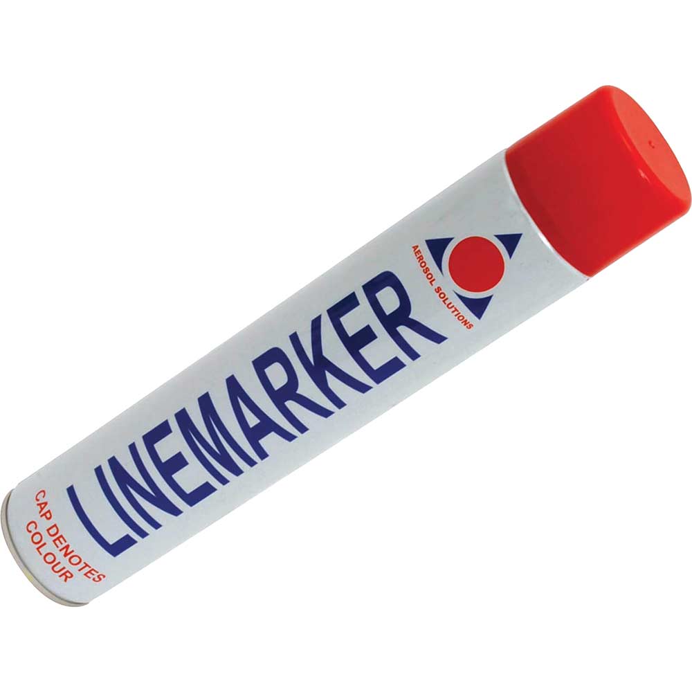 Image of Aerosol Line Marking Spray Paint Red