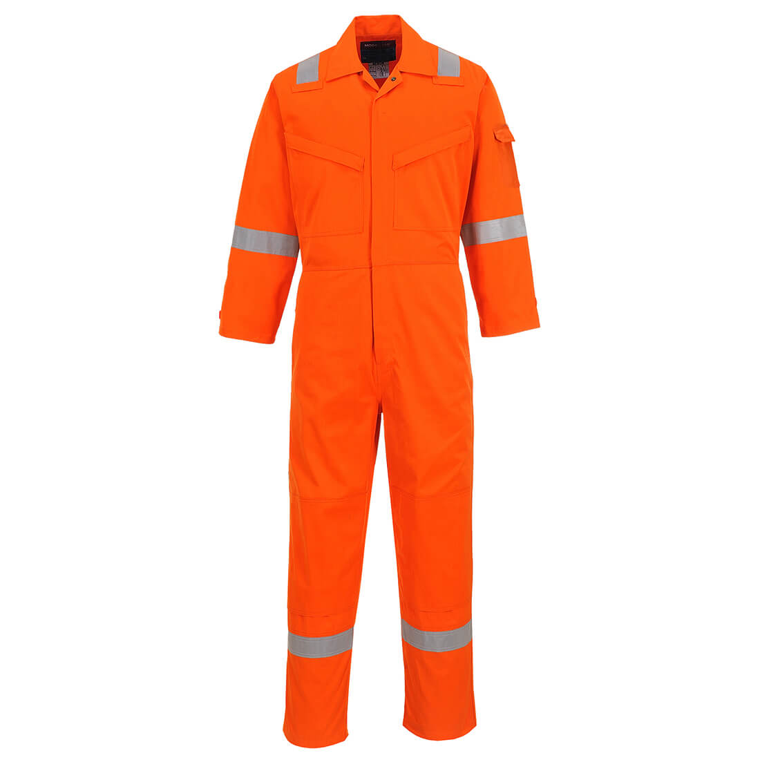 Image of Araflame Mens Gold Flame Resistant Overall Orange 50" 32"
