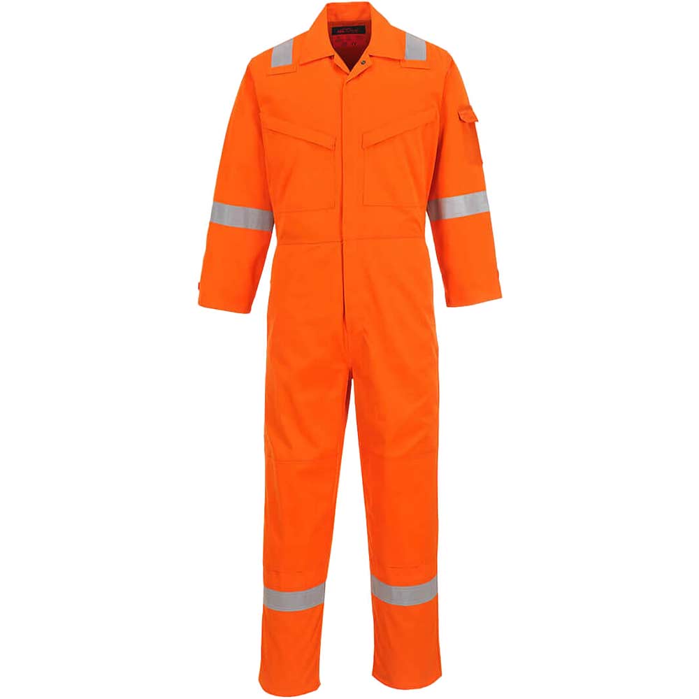 Araflame Silver Flame Resistant Coveralls Orange 36" 31
