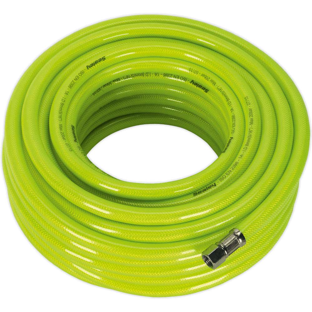 Sealey Hi Vis Air Line Hose 8mm 20m