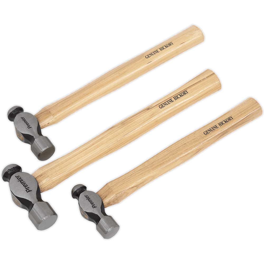 Sealey 3 Piece Ball Pein Hammer Set