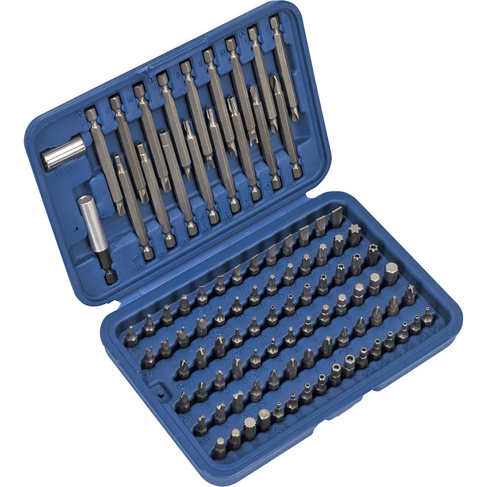 Image of Sealey 99 Piece Security Screwdriver Bit Set