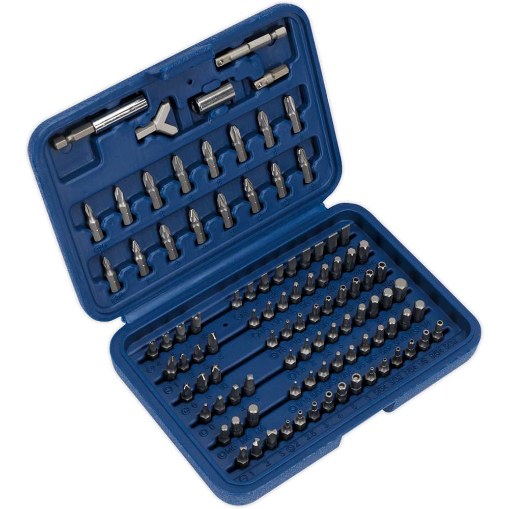 Image of Sealey 100 Piece Screwdriver Bit Set