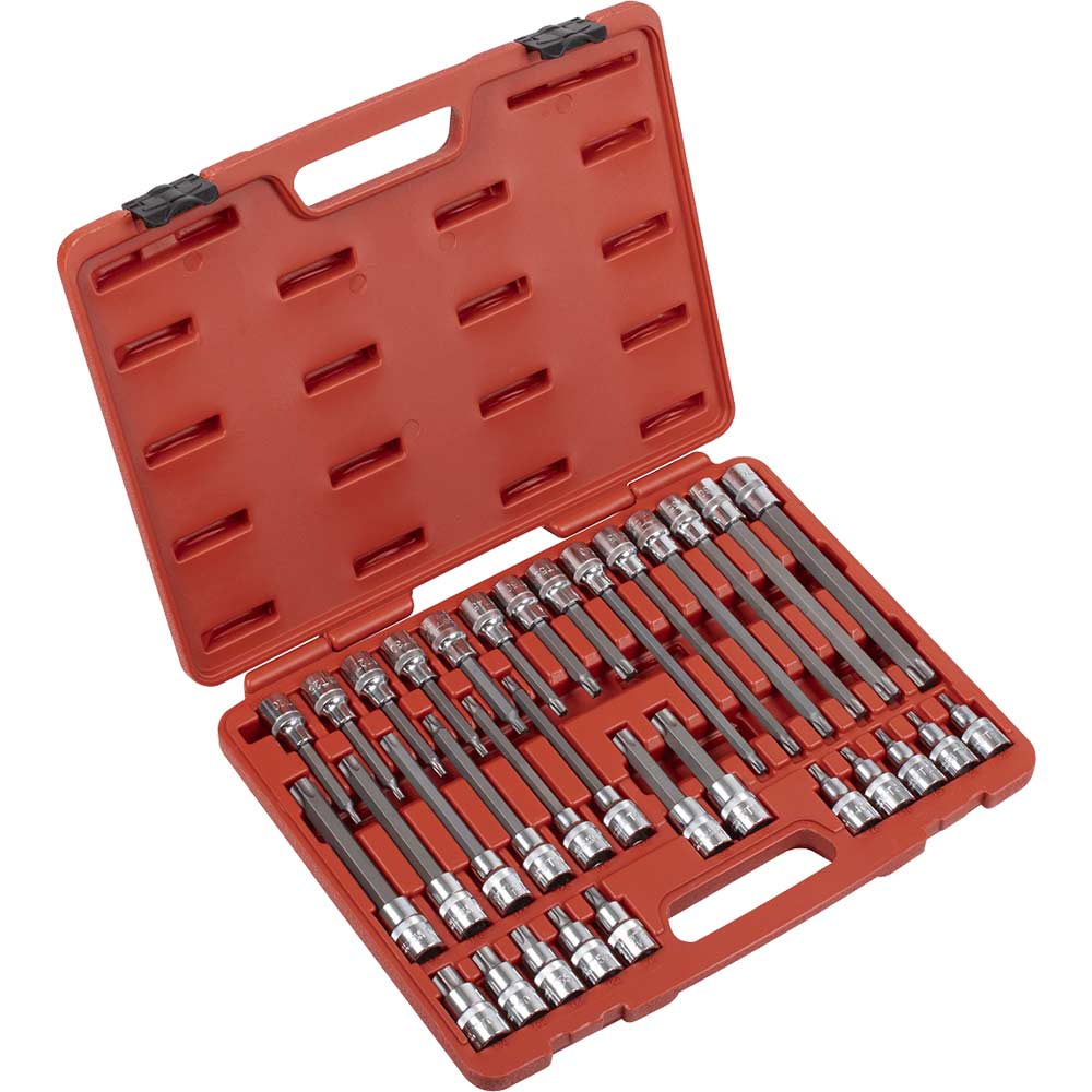 Sealey 32 Piece 1/2" Drive Torx Socket Bit Set 1/2