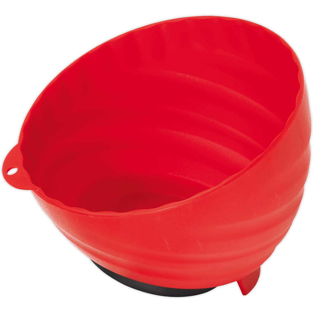 Sealey Red Magnetic Parts Collection Tray 150mm