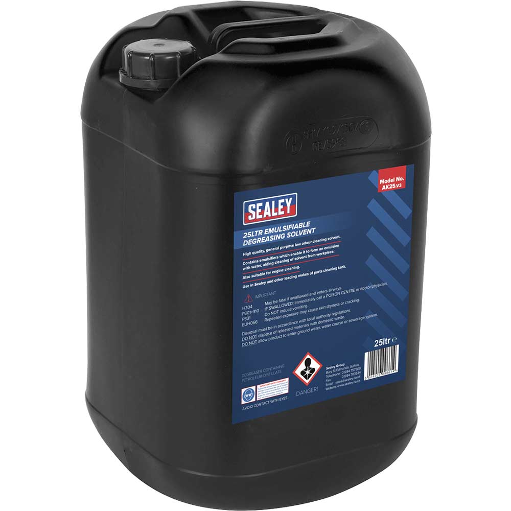 Sealey Degreasing Solvent Water Soluble 25l