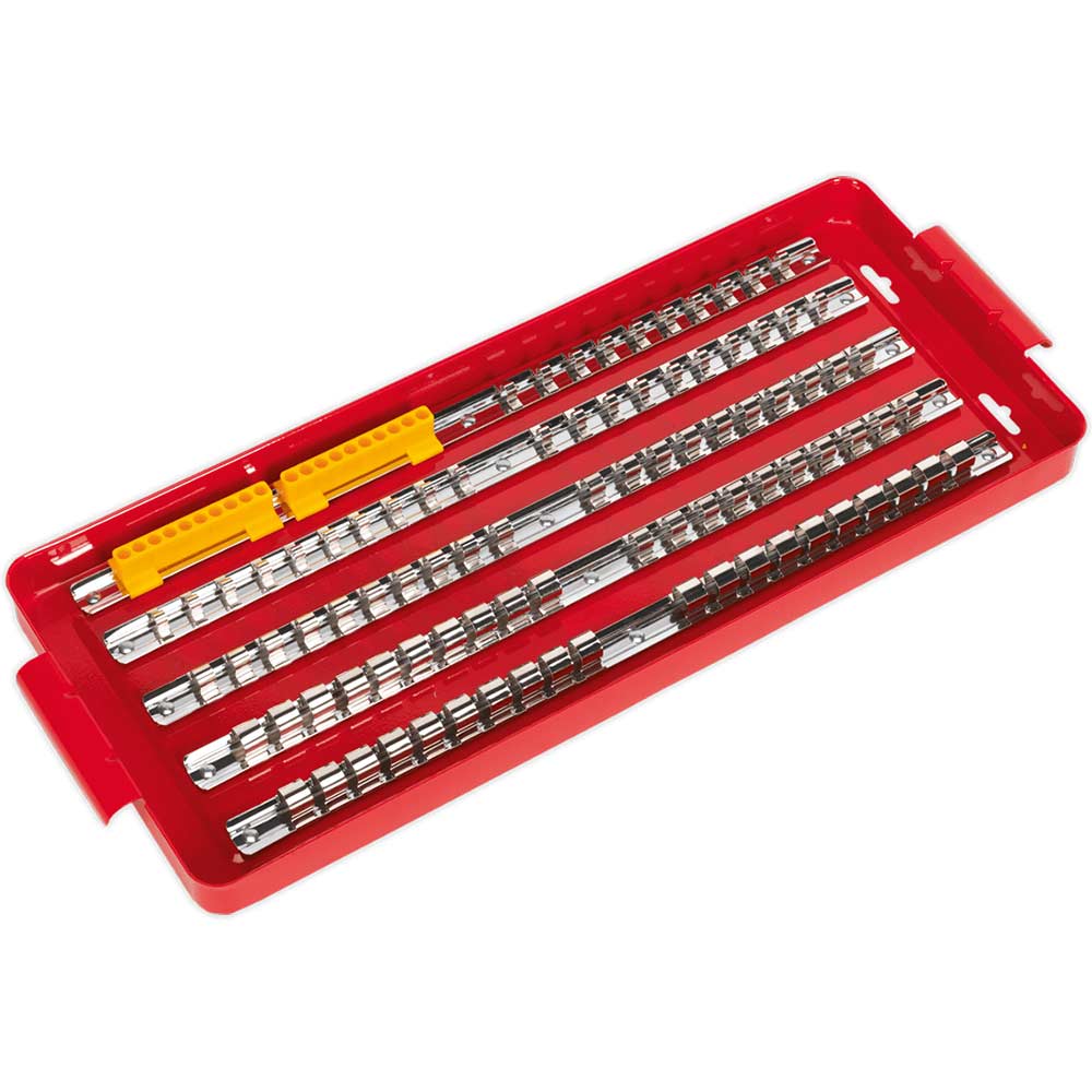 Sealey AK272 Empty Socket Rail Tray 1/4", 3/8" and 1/2" Drive Combination