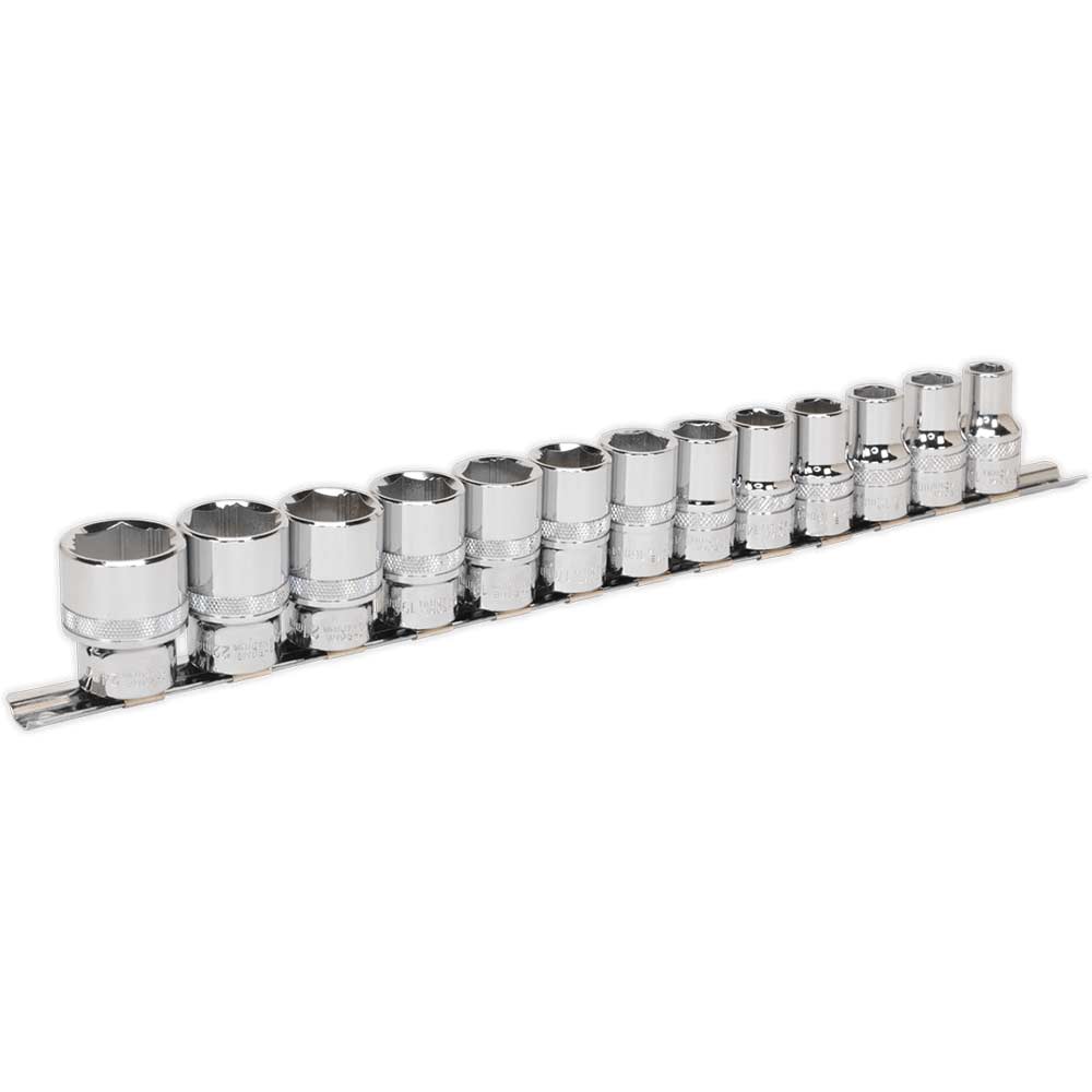 Sealey 13 Piece 1/2" Drive Lock On Hexagon Socket Set 1/2