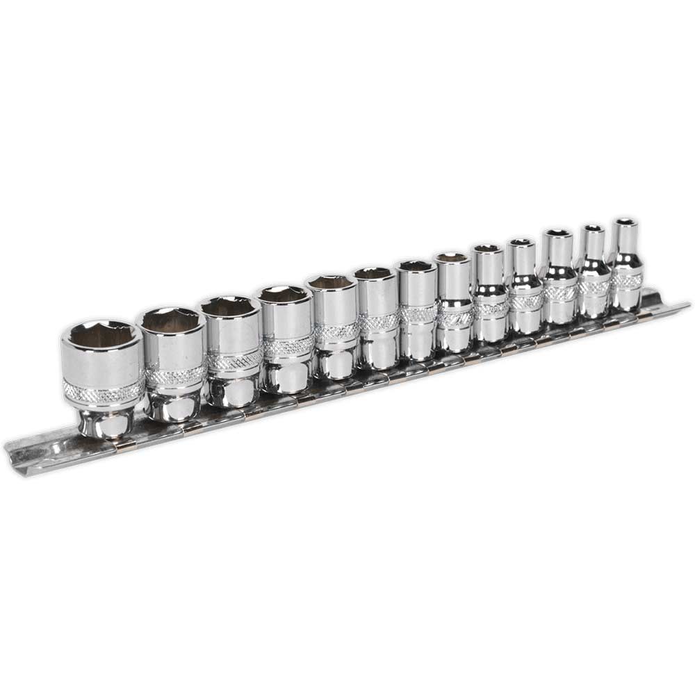 Sealey 13 Piece 1/4" Drive Socket Set 1/4