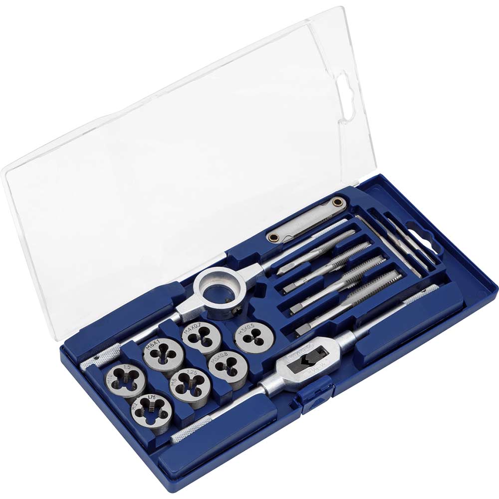 Sealey AK321 17 Piece Tap and Die Set Metric in UK Specification