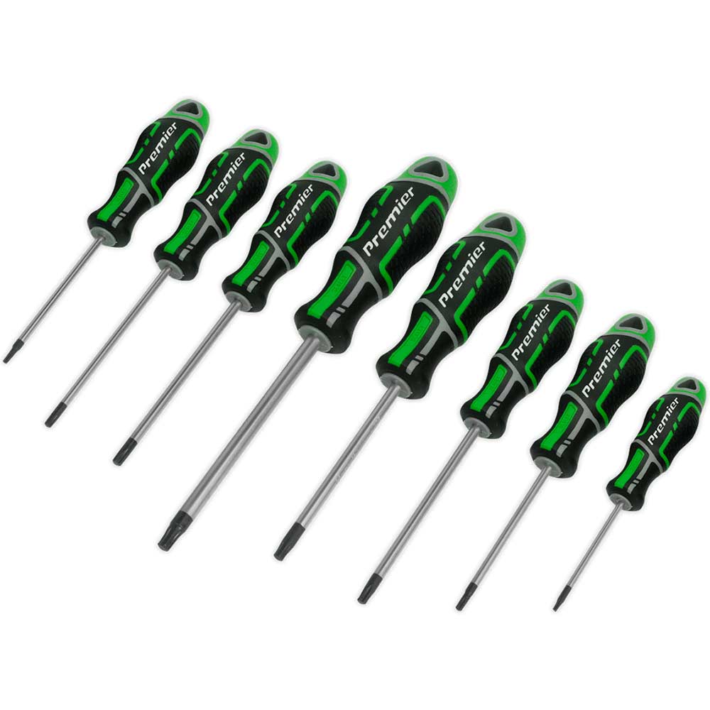 Sealey Gripmax 8 Piece Security Torx Screwdriver Set
