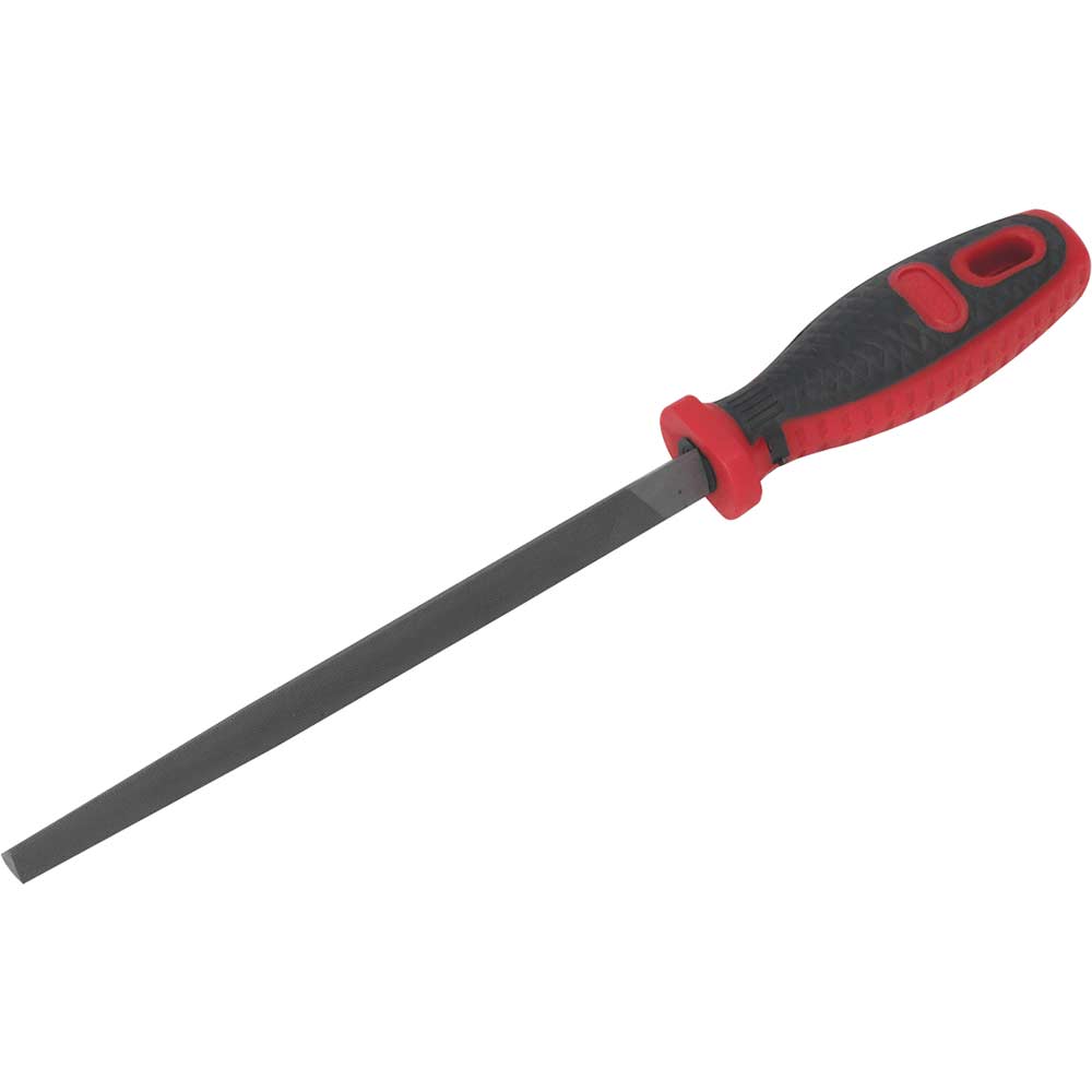 Image of Sealey Three Square Engineers File 8" / 200mm Smooth (Fine) Pack of 1