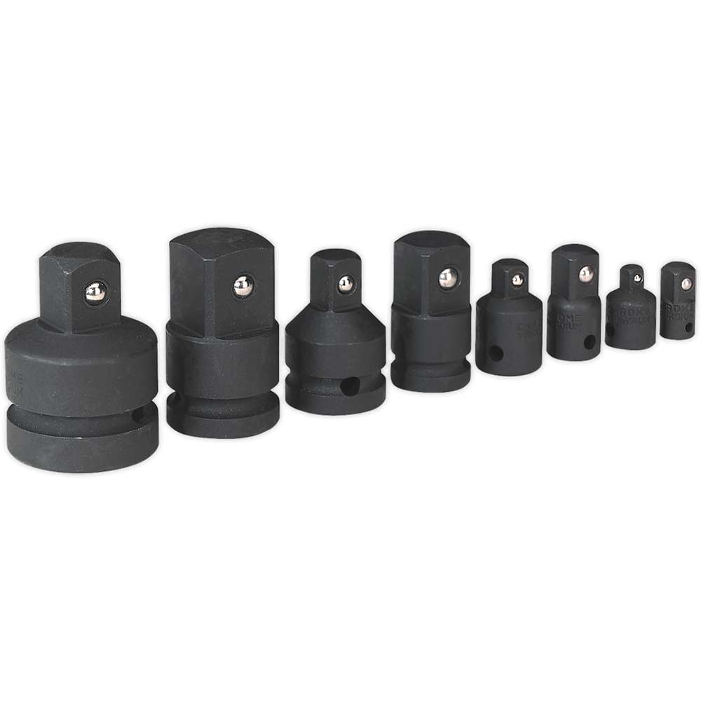 Sealey 8 Piece Impact Socket Adaptor Set