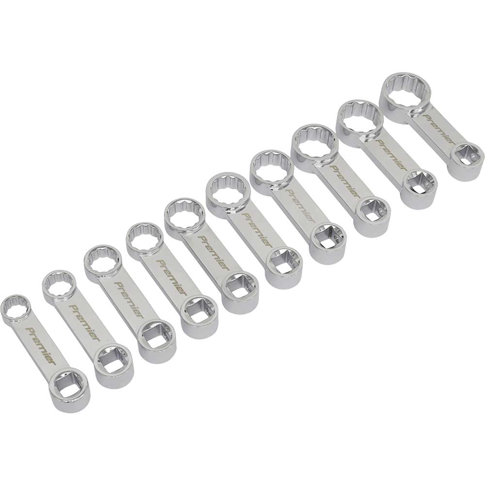 Image of Sealey 10 Piece 3/8" Drive Torque Adaptor Spanner Set