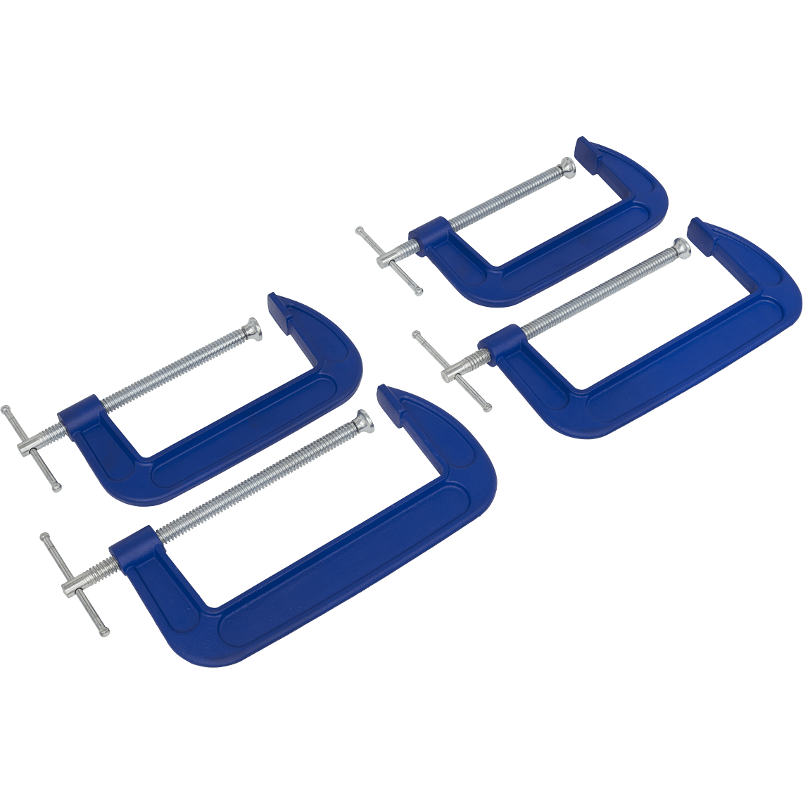 Sealey 4 Piece 150mm and 200mm G Clamp Set