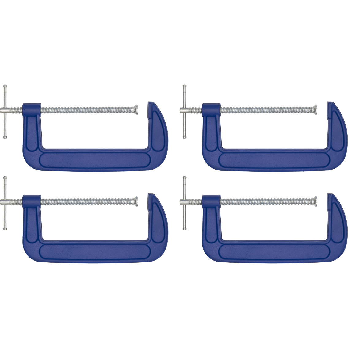 Sealey G Clamp Pack of 4 200mm 80mm