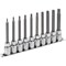 Sealey 10 Piece 3/8" Drive Long Torx Socket Bit Set 
