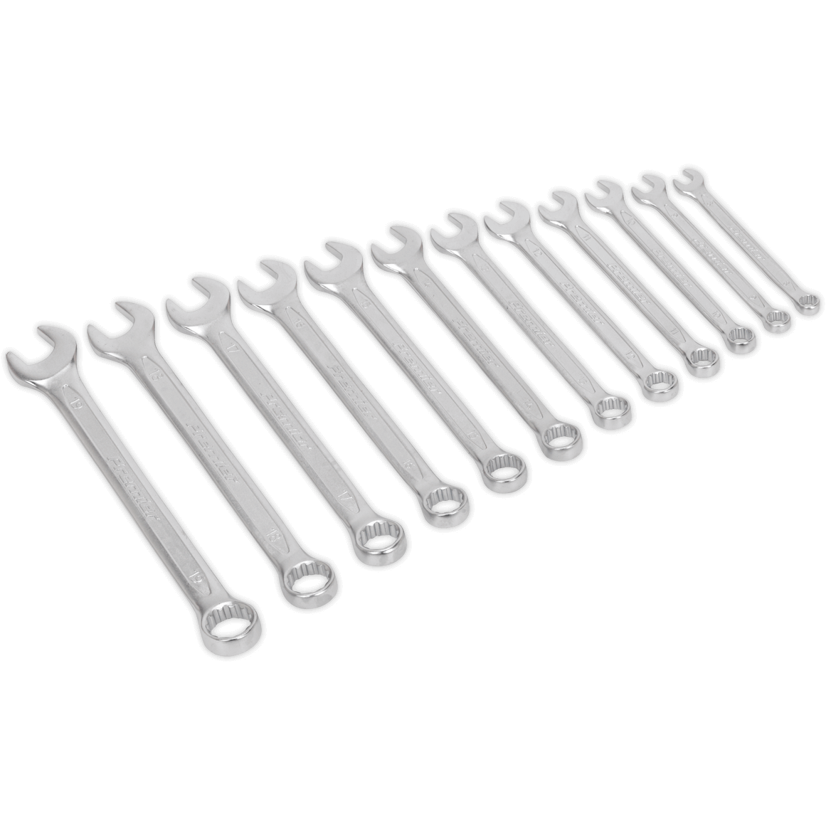 Photos - Tool Kit Sealey 12 Piece Cold Forged Combination Spanner Set Metric AK6325 