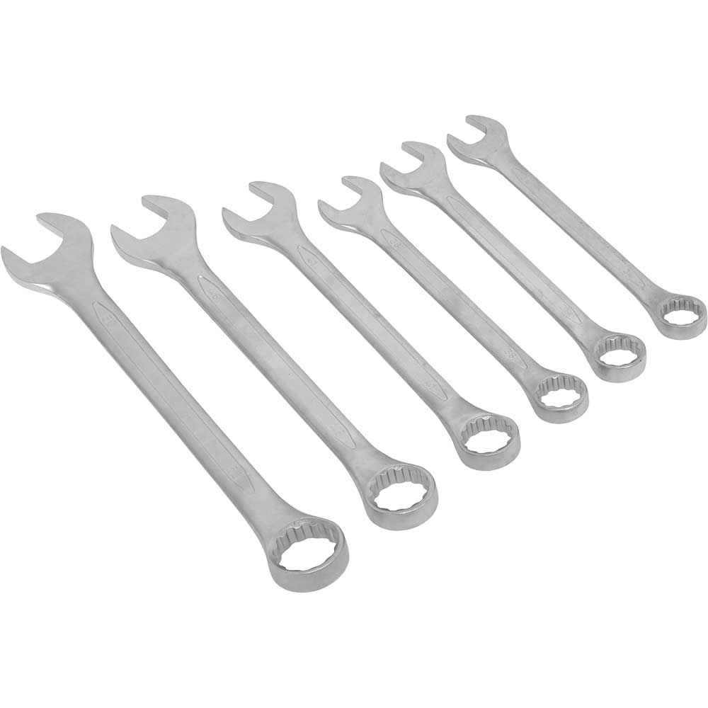Image of Sealey 6 Piece Jumbo Combination Spanner Set