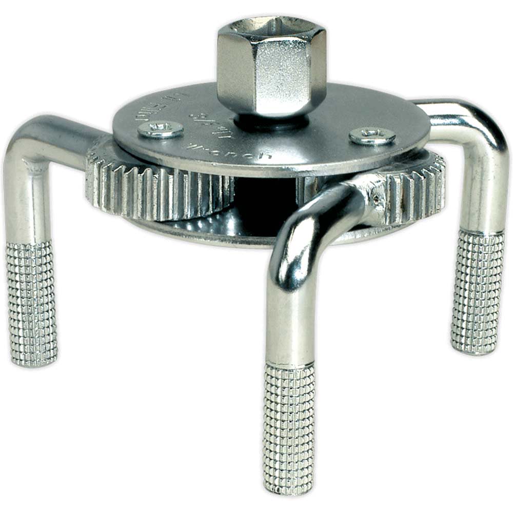 Sealey Oil Filter Wrench Claw Type 63mm x 120mm