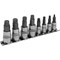 Sealey 8 Piece 1/4" and 3/8" Drive Lock On Hexagon Socket Bit Set Metric 