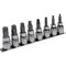 Sealey 8 Piece 3/8" Drive Lock On Hexagon Socket Bit Set Metric 