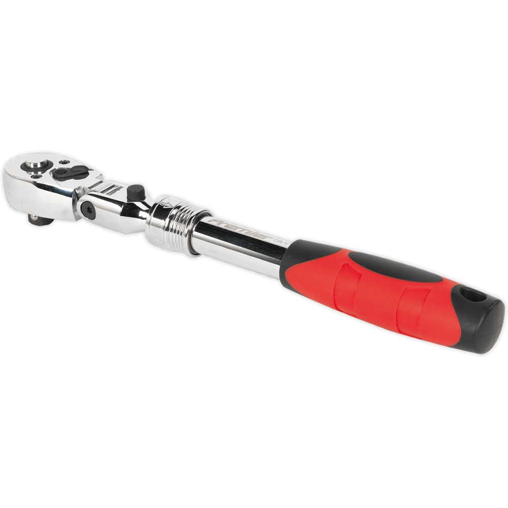 Image of Sealey 3/8" Drive Extendable Flexible Head Ratchet