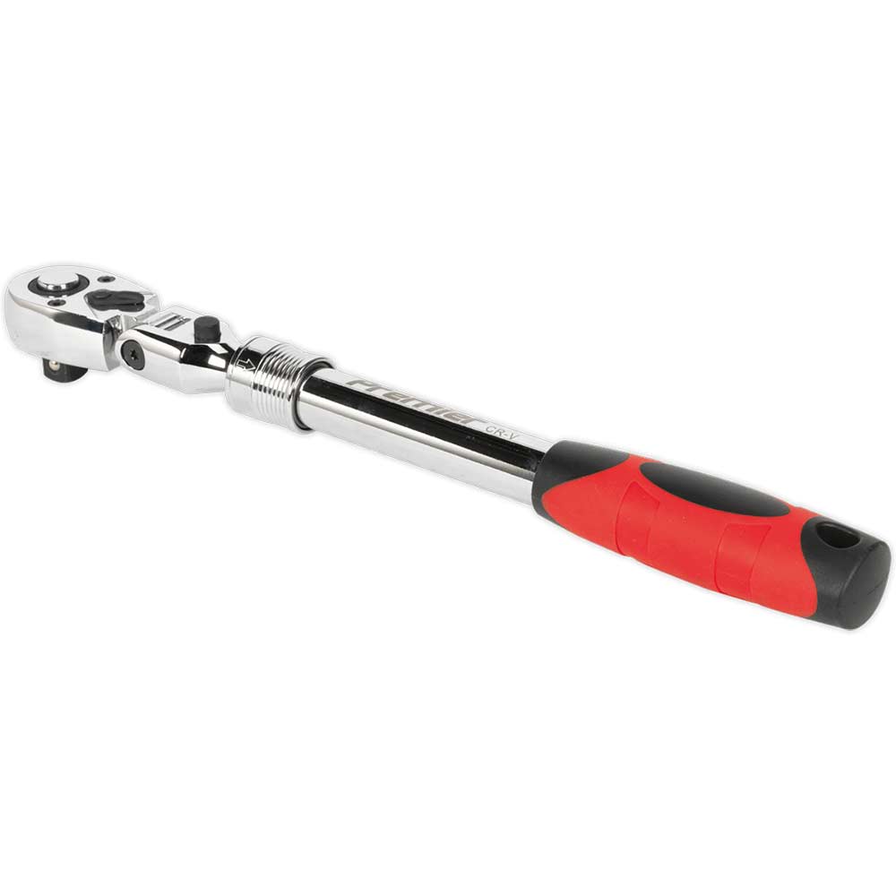 Sealey 1/2" Drive Extendable Flexible Head Ratchet 1/2