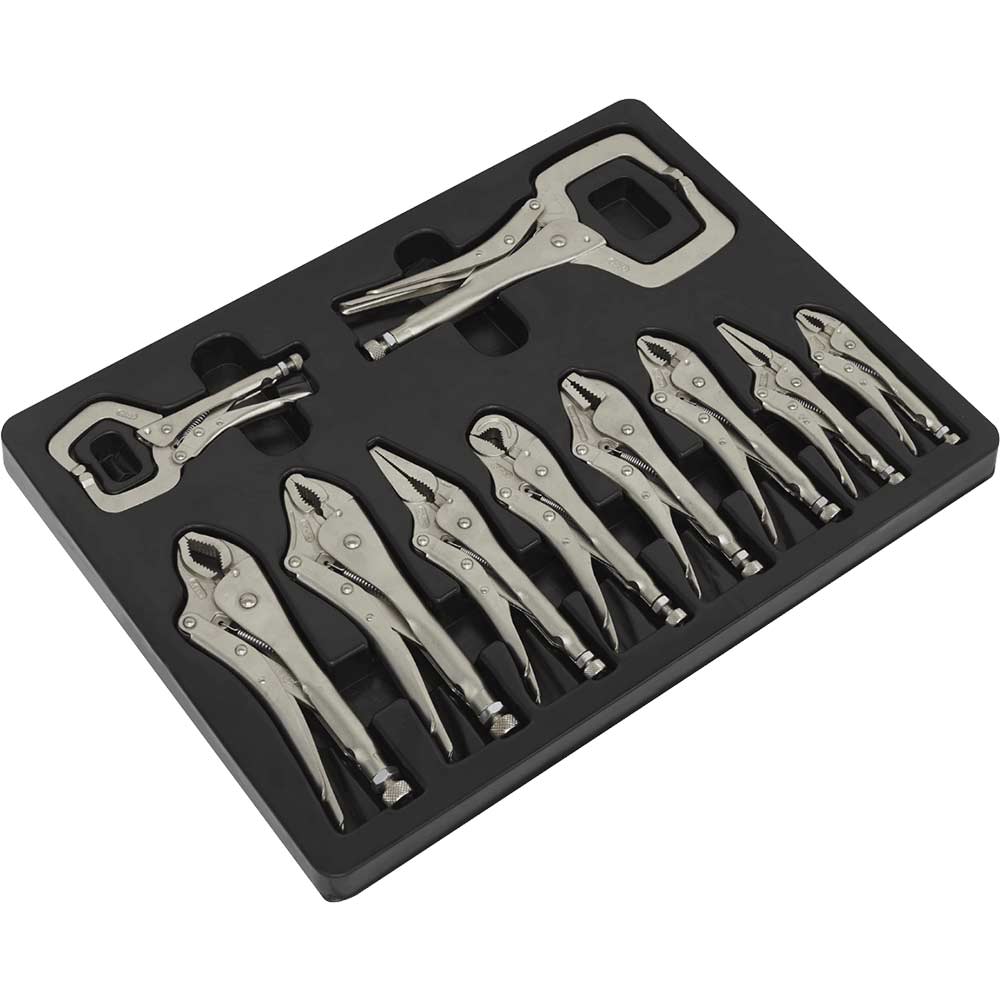 Image of Sealey 10 Piece Locking Pliers Set in Module Tray