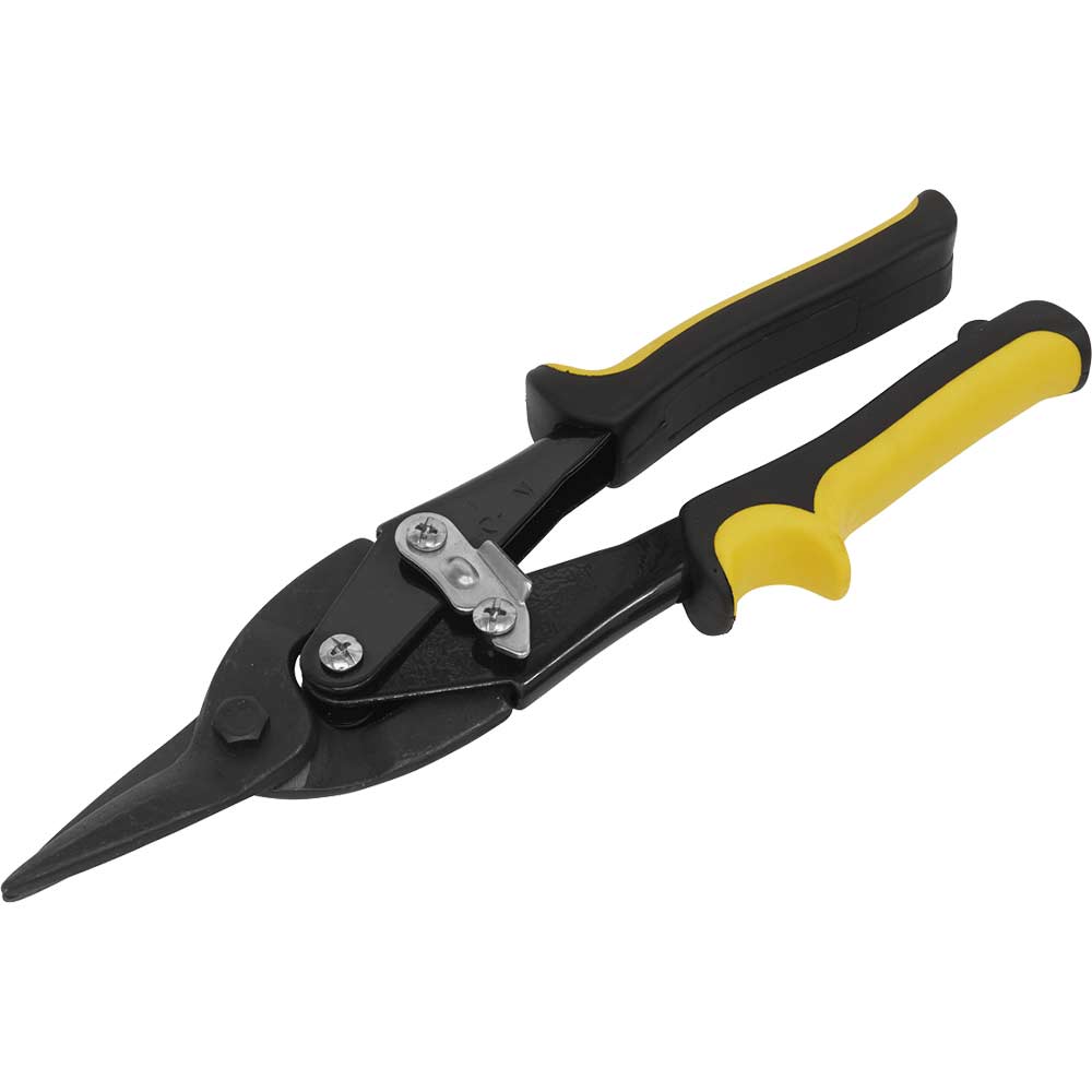 Sealey Aviation Tin Snips Straight Cut 250mm
