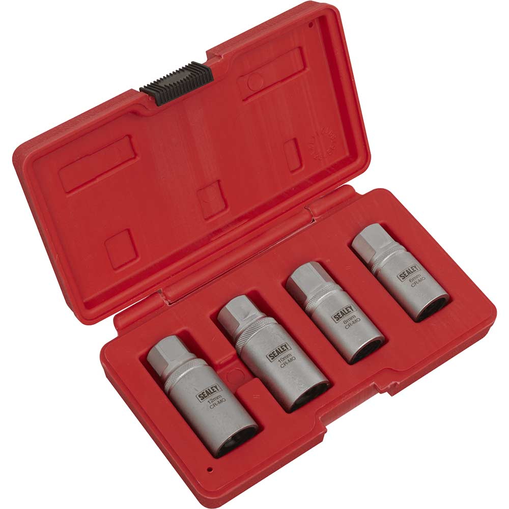 Sealey 4 Piece 1/2 Drive Stud Extractor Set 1/2