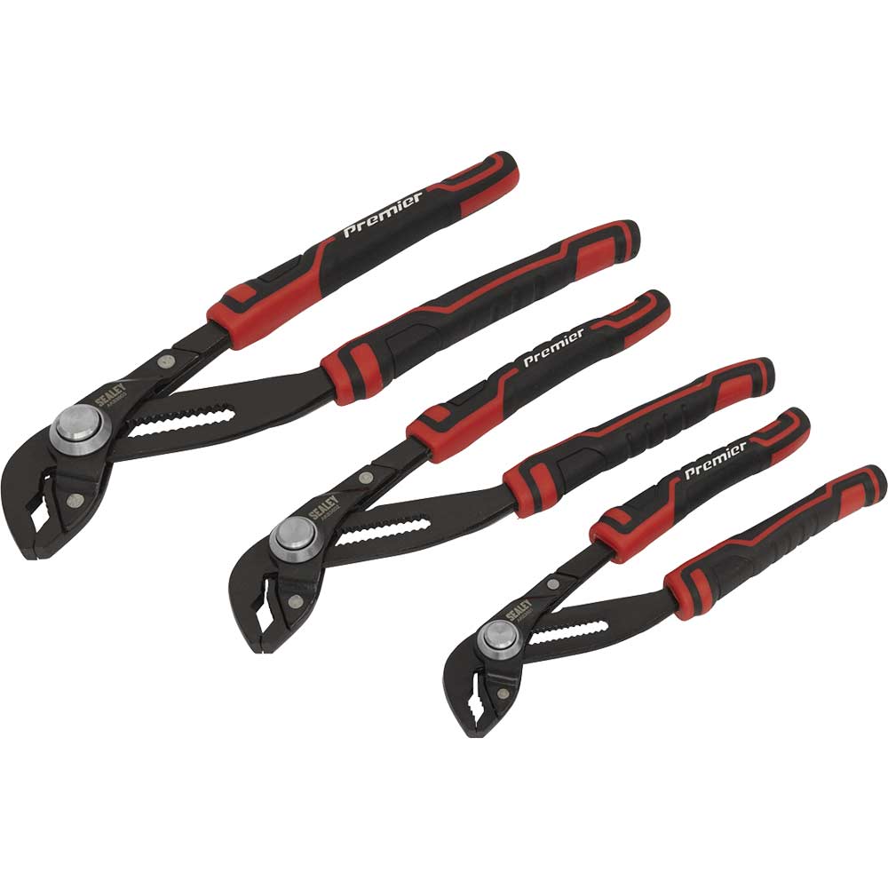Image of Sealey 3 Piece Quick Action Waterpump Pliers Set