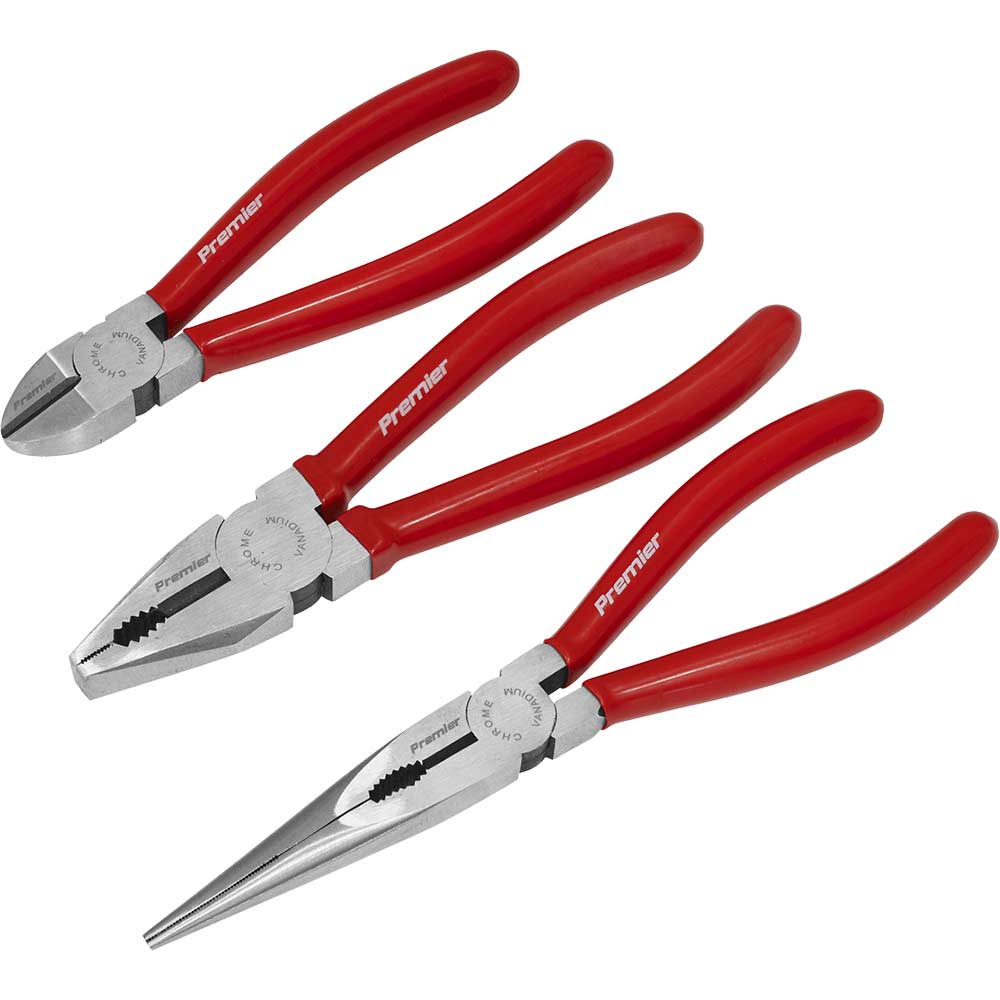 Sealey 3 Piece Plier Set in UK Specification