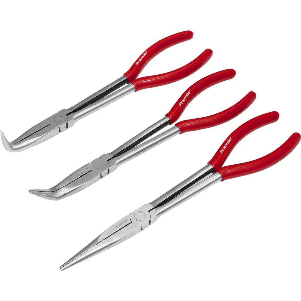 Sealey 3 Piece Needle Nose Plier Set
